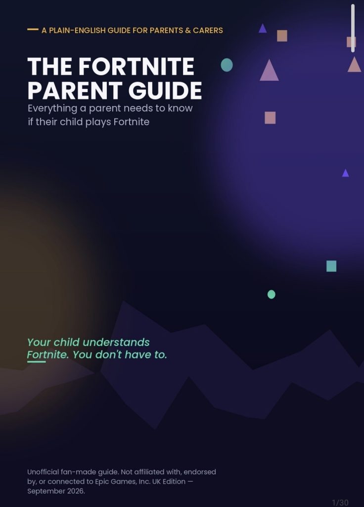 The Fortnite Parent Guide cover