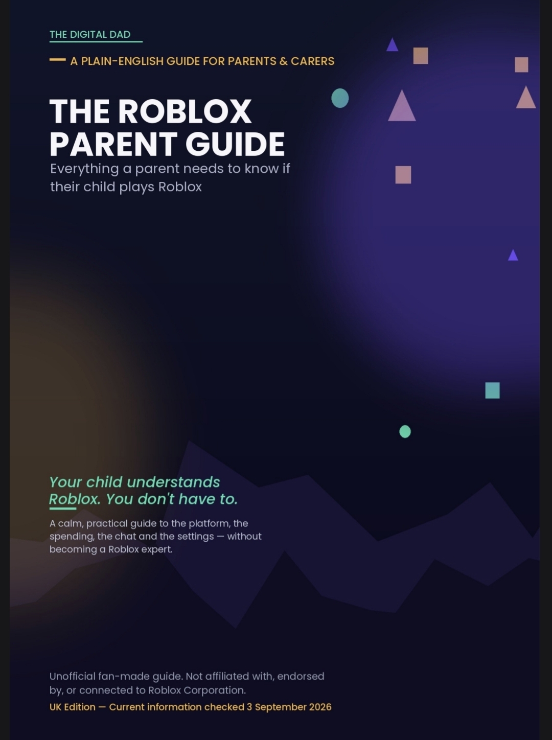 The Roblox Parent Guide cover – Roblox safety guide for parents